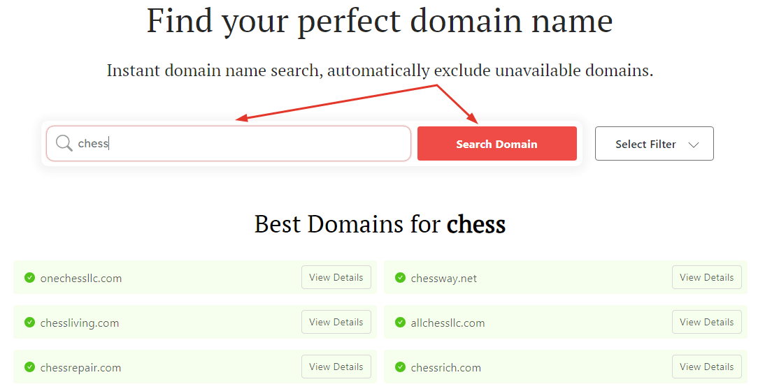 How to use the DomainWheel name generator to come up with possible .club domain names.
