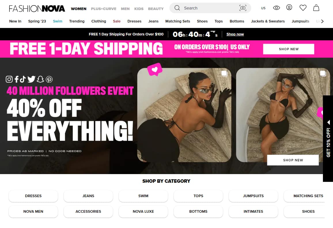 Fashion Nova - screenshot