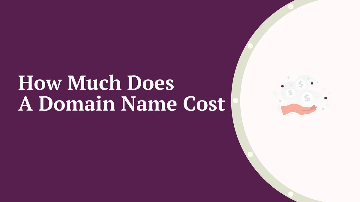 how much does a domain name cost