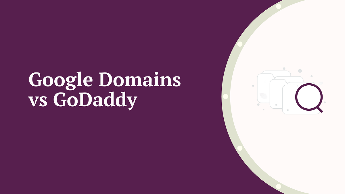 Google Domains vs GoDaddy
