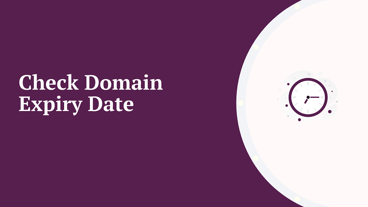 Check domain expiry date.