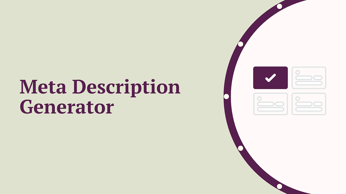 meta description generator