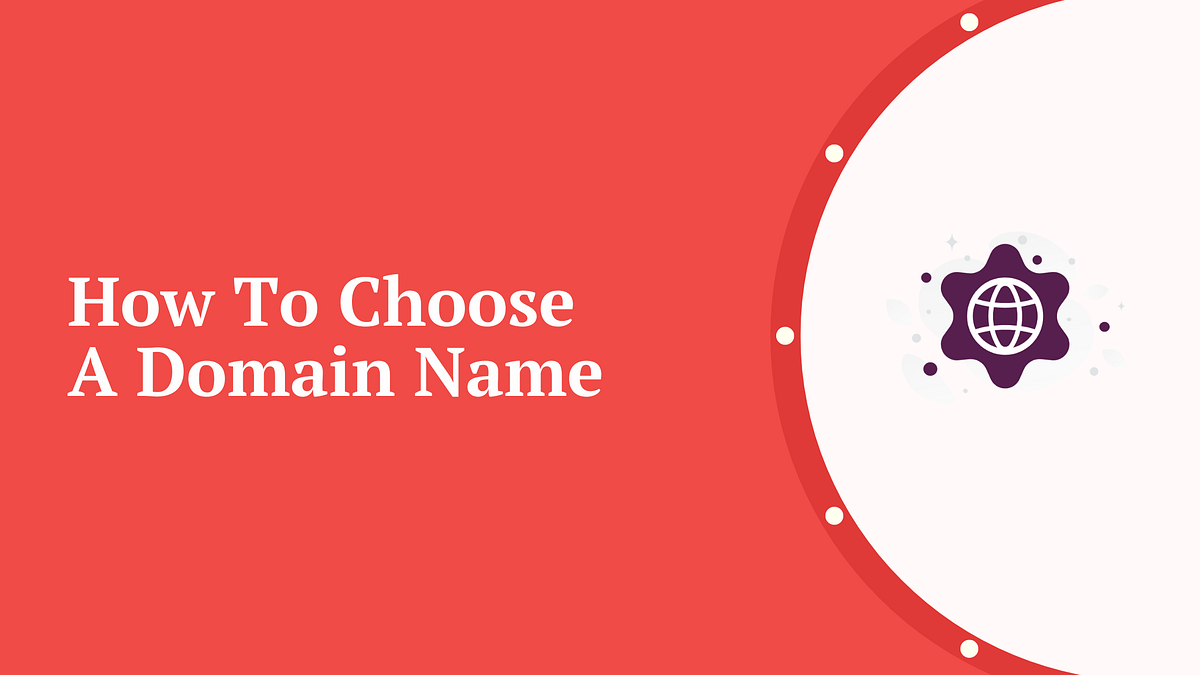how to choose a domain name