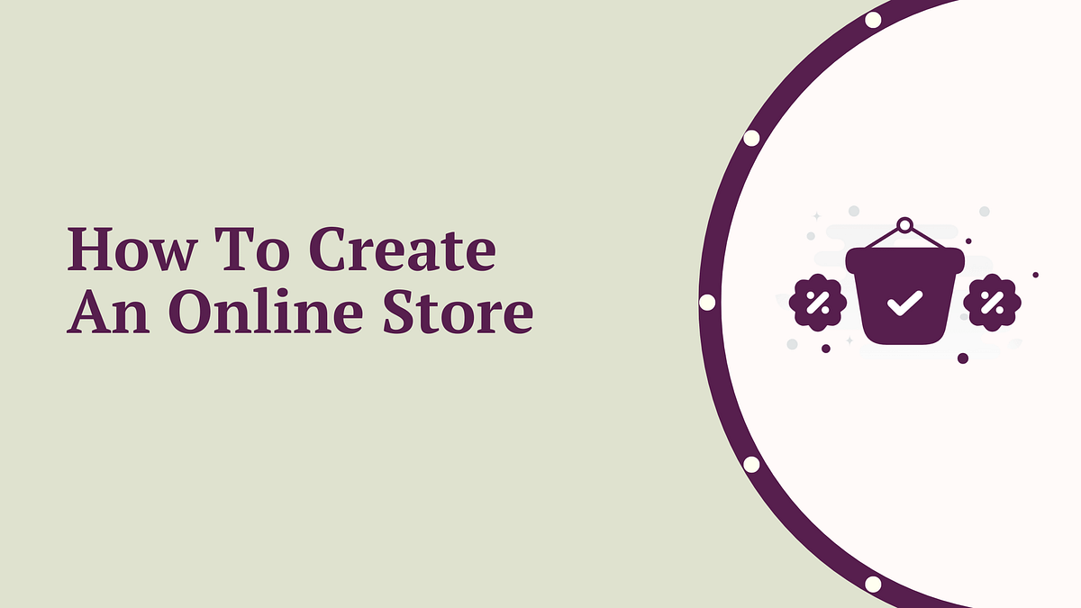 how to create an online store