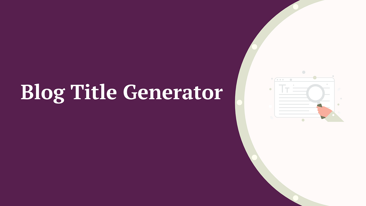 blog title generator