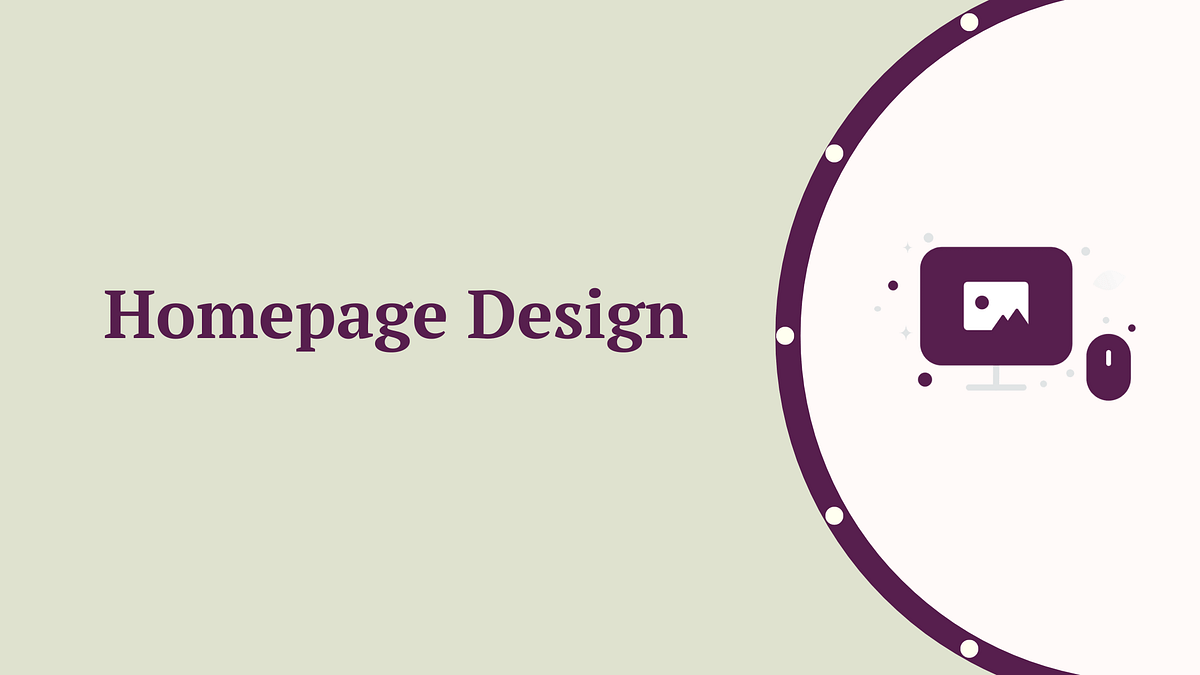 homepage design