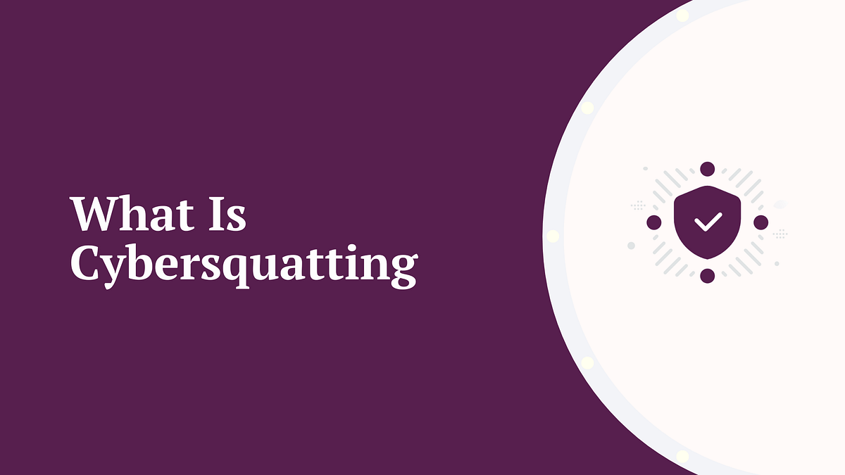 Cybersquatting.