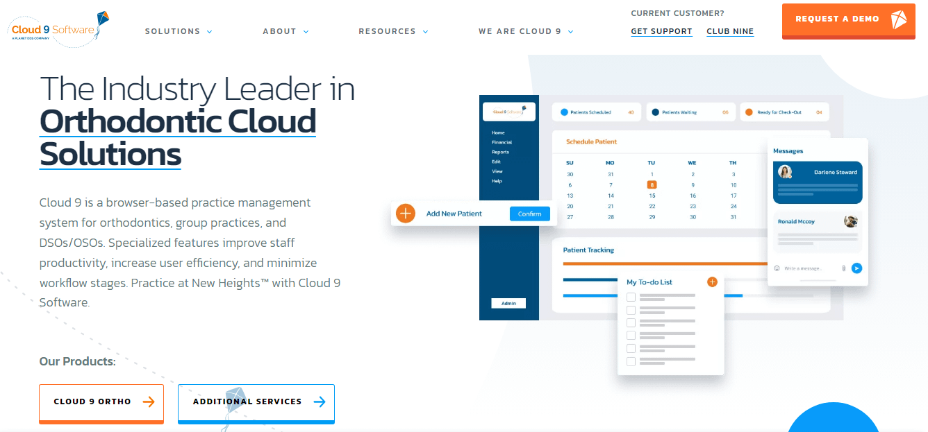 Cloud9.software homepage.