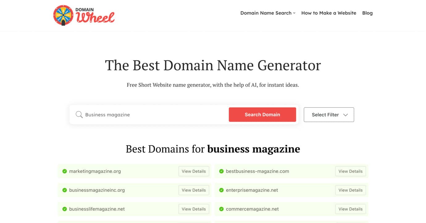 Magazine name generator