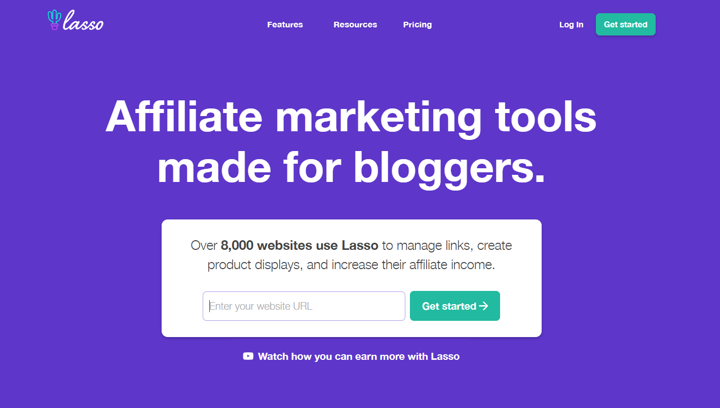 How to create a website for affiliate marketing: Lasso plugin