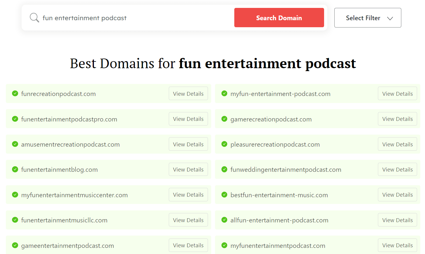 Podcast name generator - fun entertainment podcast