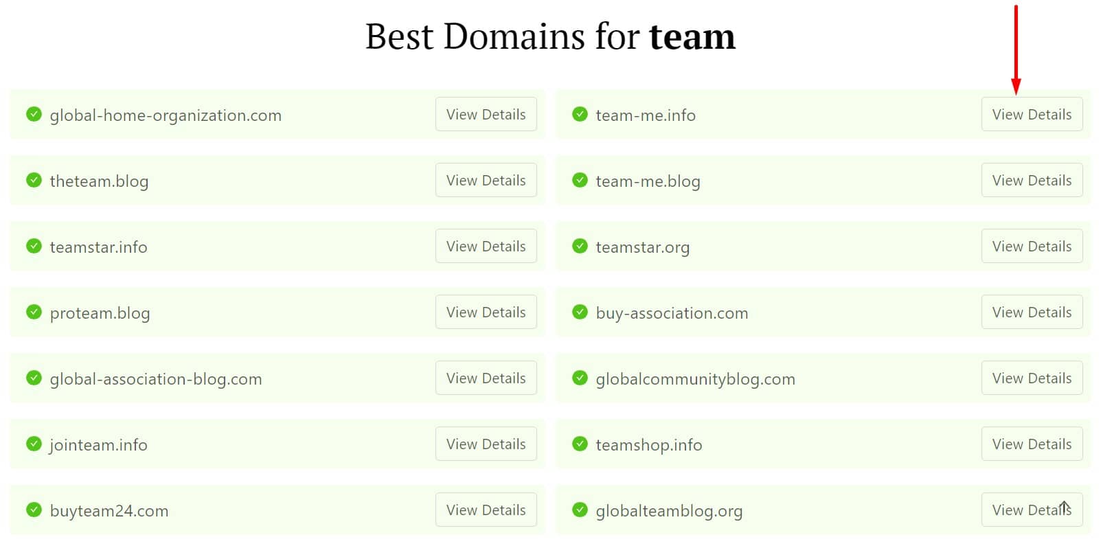 Team Name Generator DomainWheel