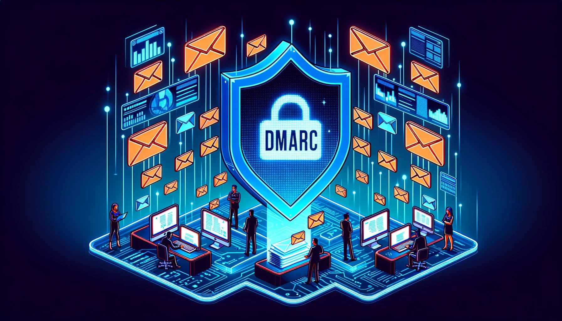 DMARC record illustration