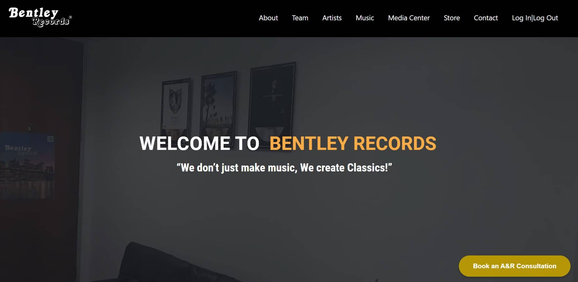 Bentley Records website