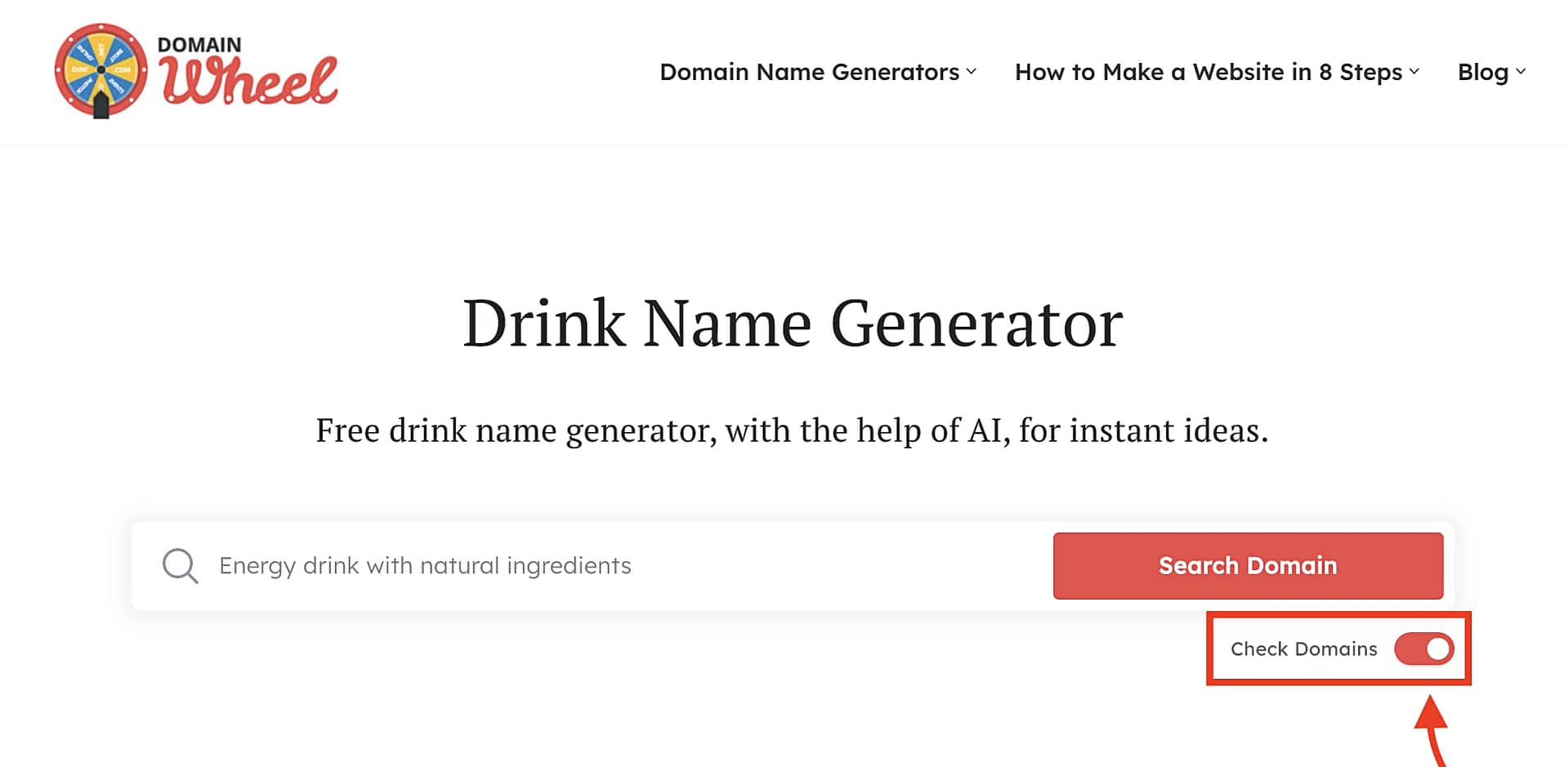 Drink name generator