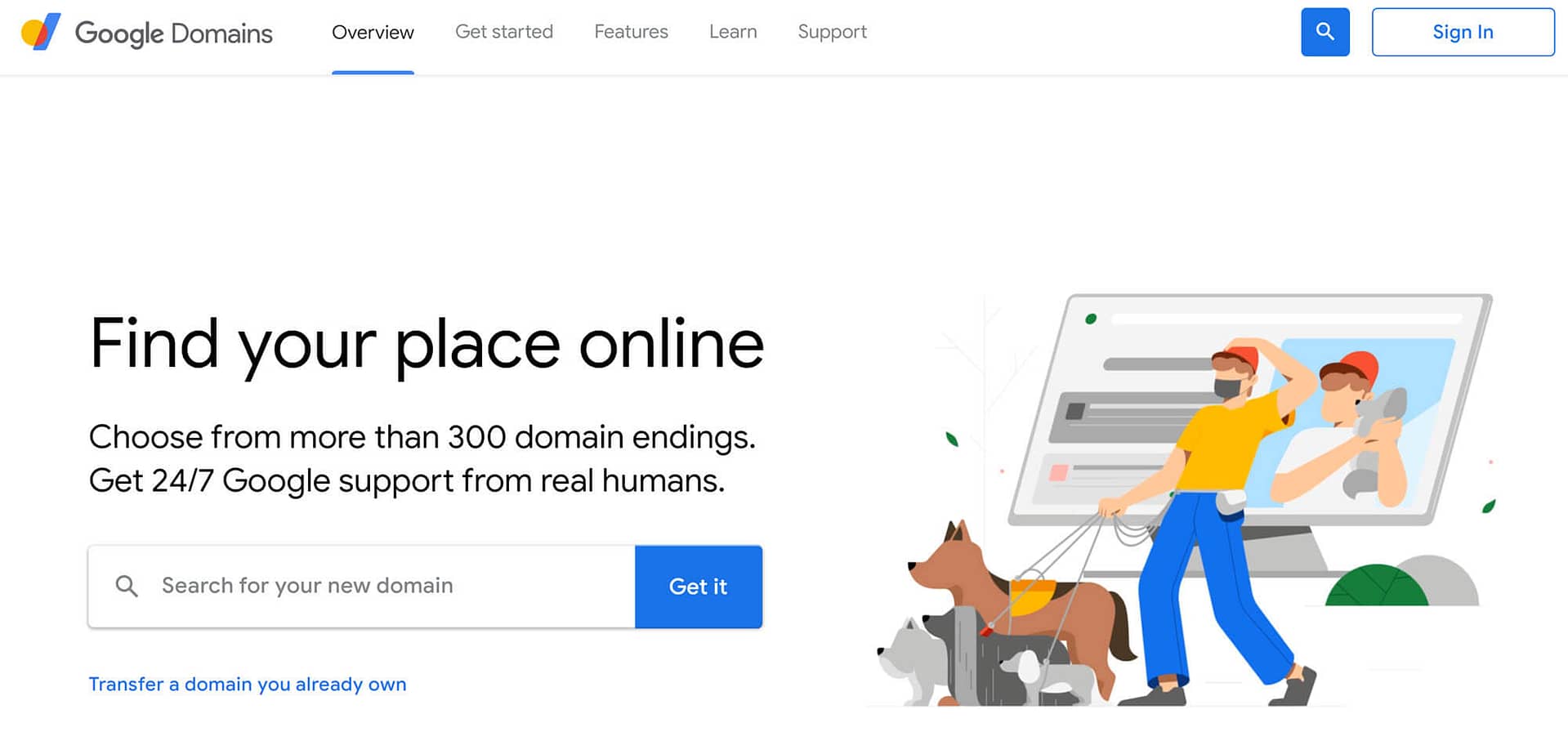 The best domain registrars: Google Domains