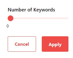 Choose the number of times a keyword appears in your business name