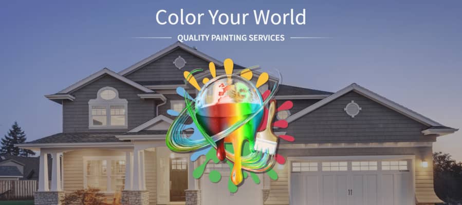 Painting company name ideas: Color Your World example