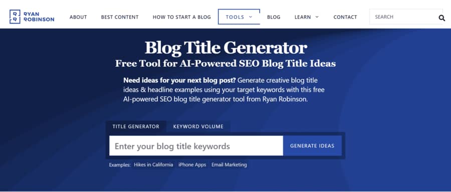 Blog Title Generator