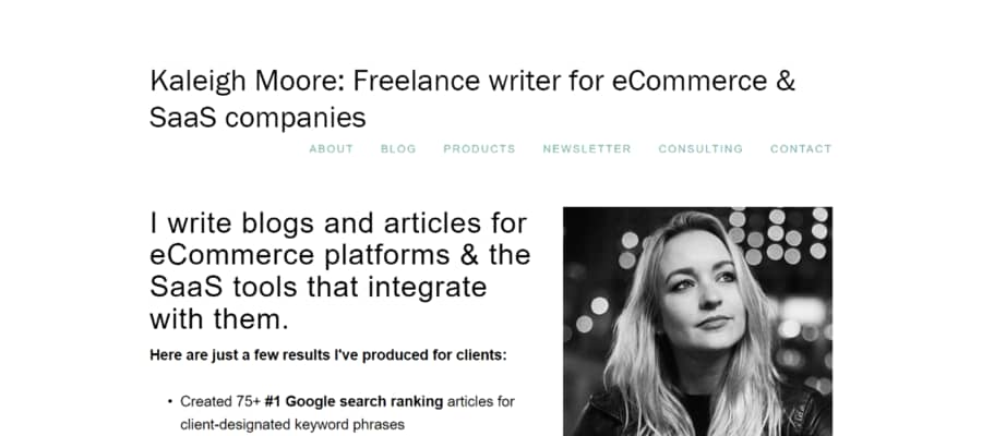 Tagline meaning: example from Kaleigh Moore