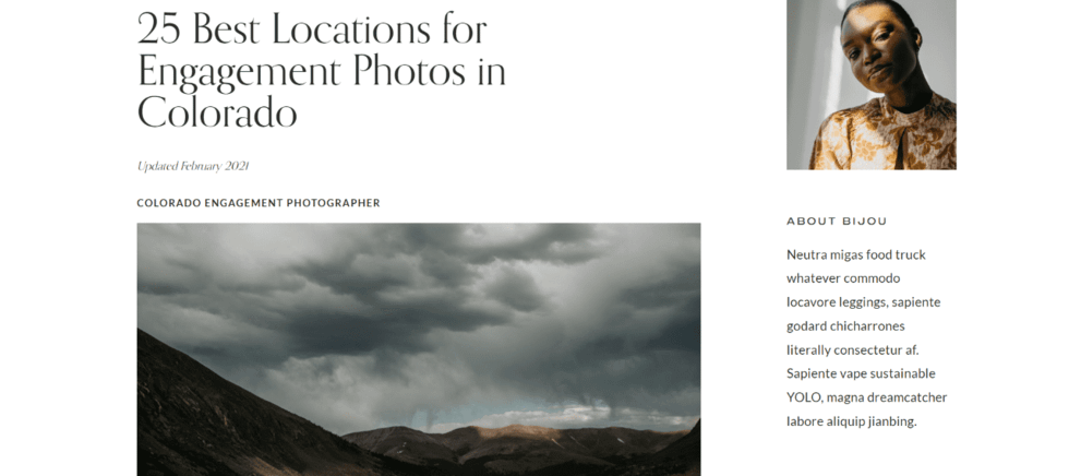 Photography blog ideas: 25 Best Locations for Engagement Photos in Colorado article by Paula B Photography
