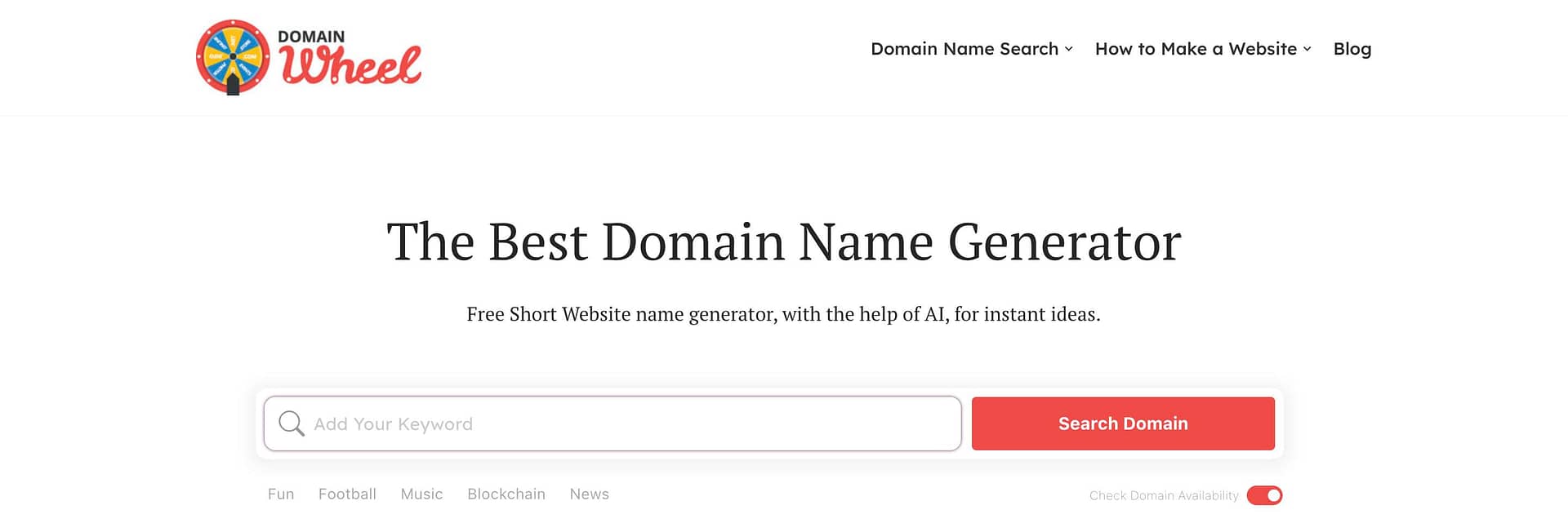 Artist Name Generator - DomainWheel