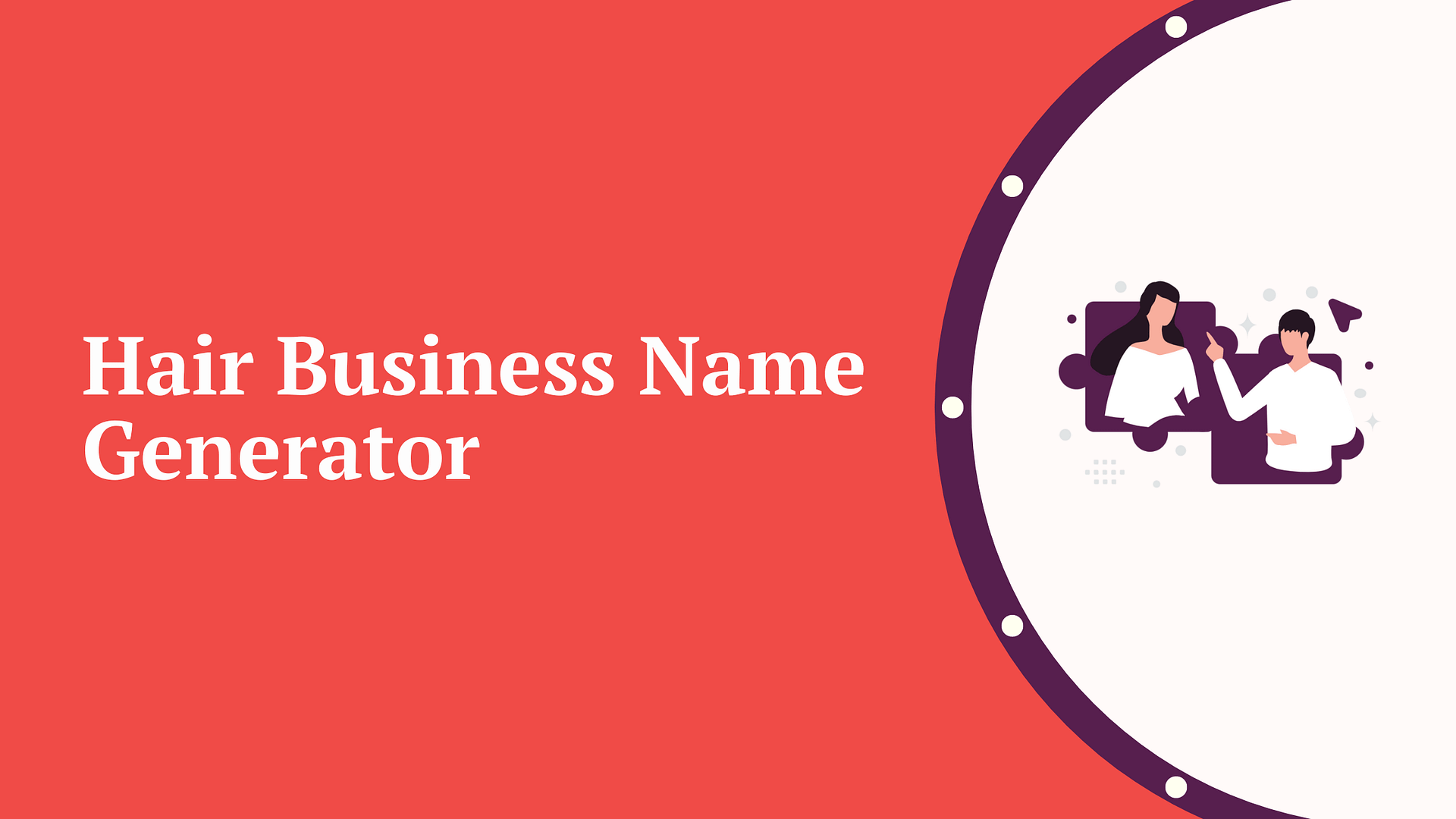 Hair Business Name Generator DomainWheel