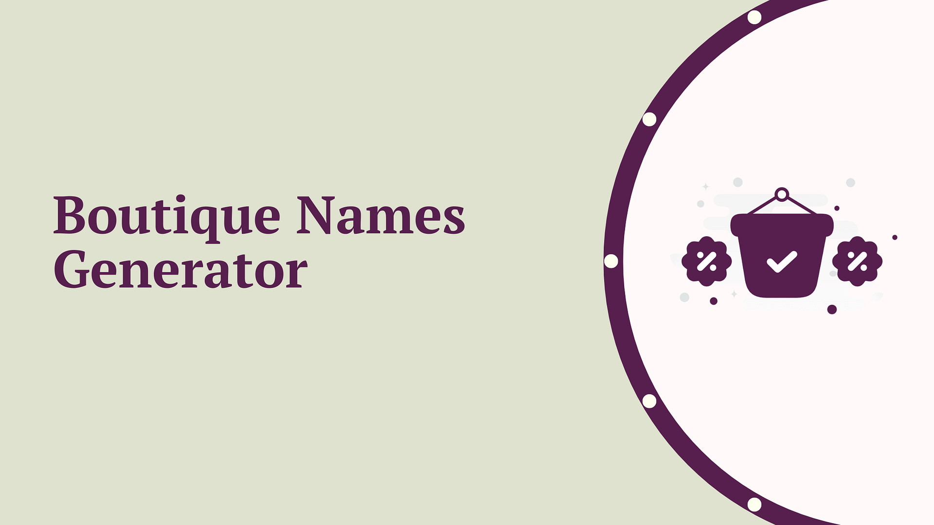 Boutique Name Ideas, Boutique Name Generator, Name Generator Pro, Business Name Generator