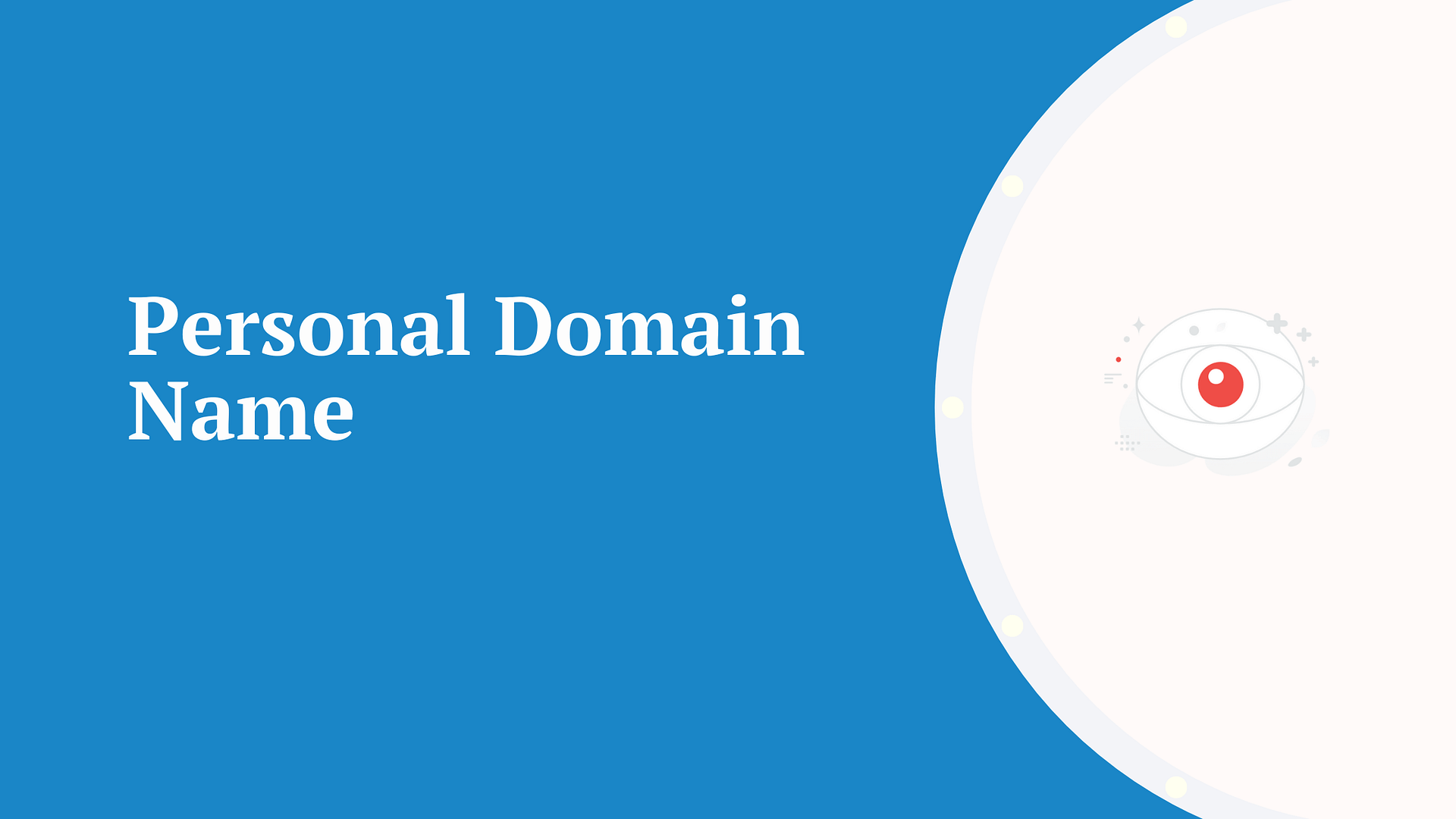 personal website domain name