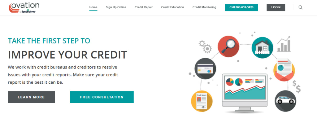 Ovation credit website