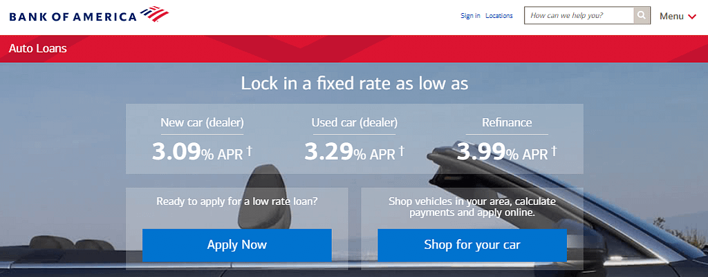 Boa Car Refinance Rates