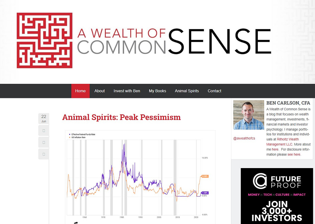 A Wealth of Common Sense home page