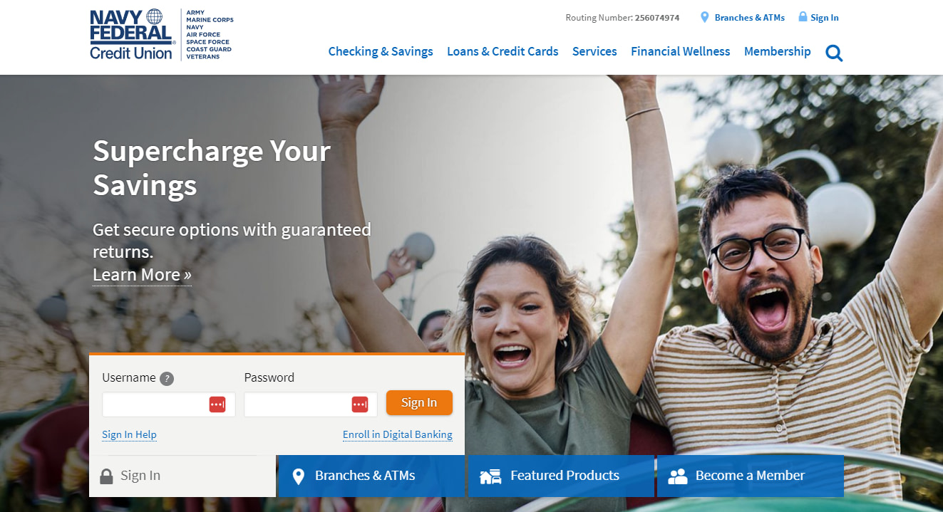 Navy Federal Credit Union - homepage