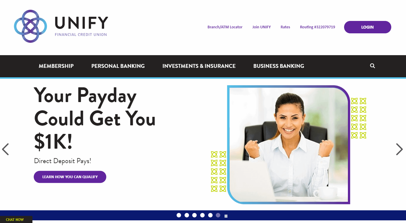 Unify Financial Credit Union - Homepage