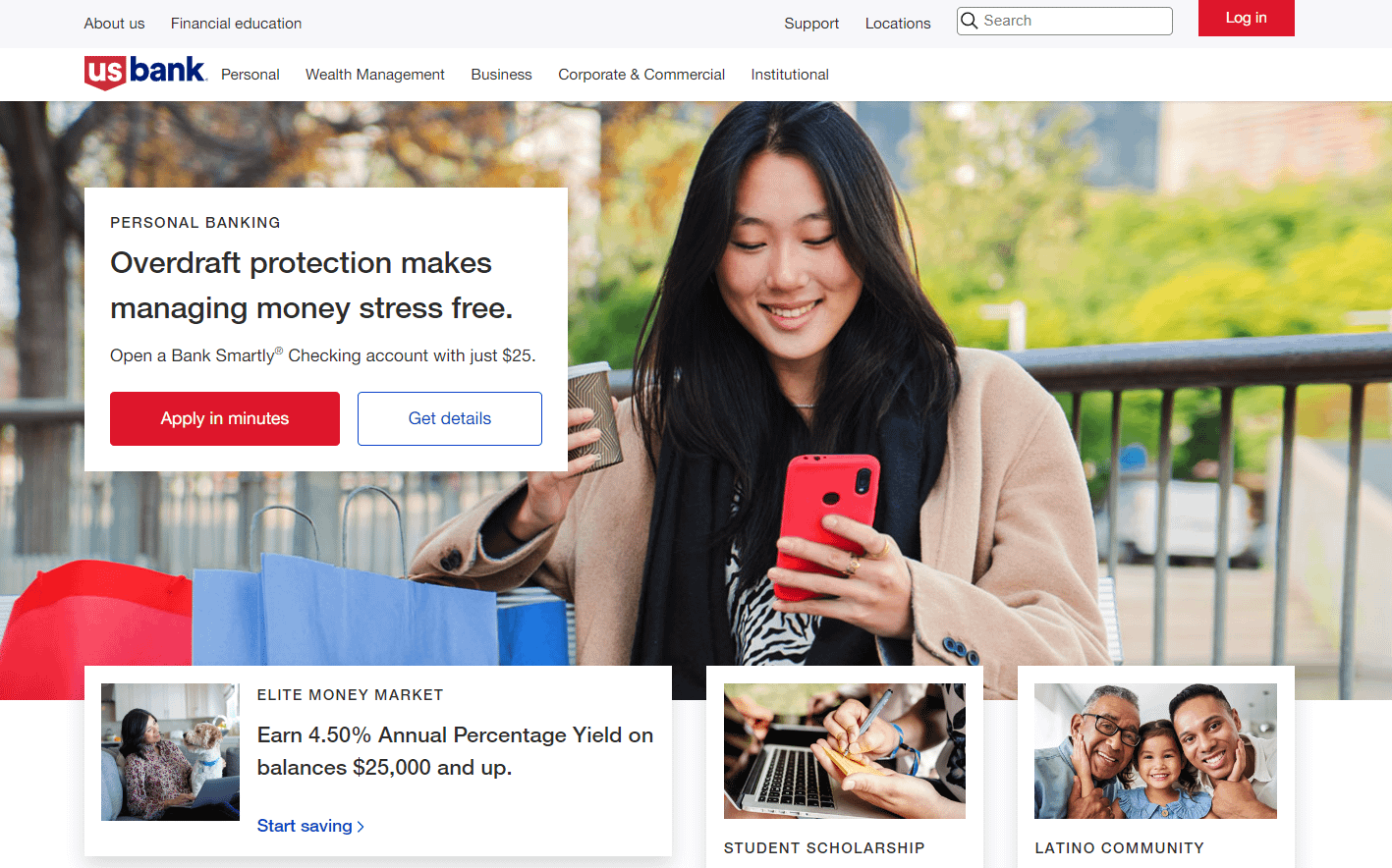 Banks that don't use chexsystems: US Bank Homepage