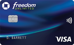 Chase Freedom Unlimited credit card