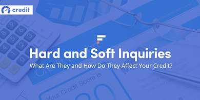 Hard and soft inquiries on your credit report