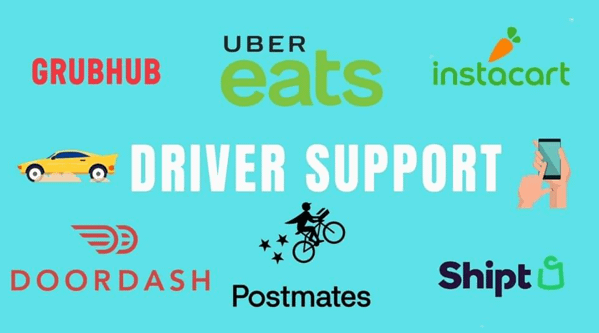 Doordash, Uber Eats, Instacart, Postmates, Shipt, GrubHub Driver Support group image