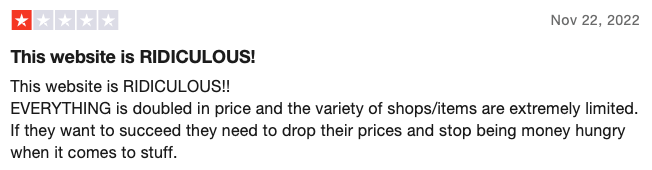 Perpay negative customer review