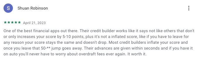 Positive review, April 21, 2023