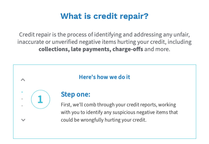 CreditRepair.com Steps