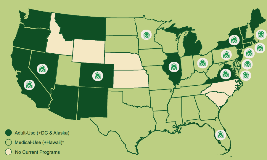 Green Thumb National Presence