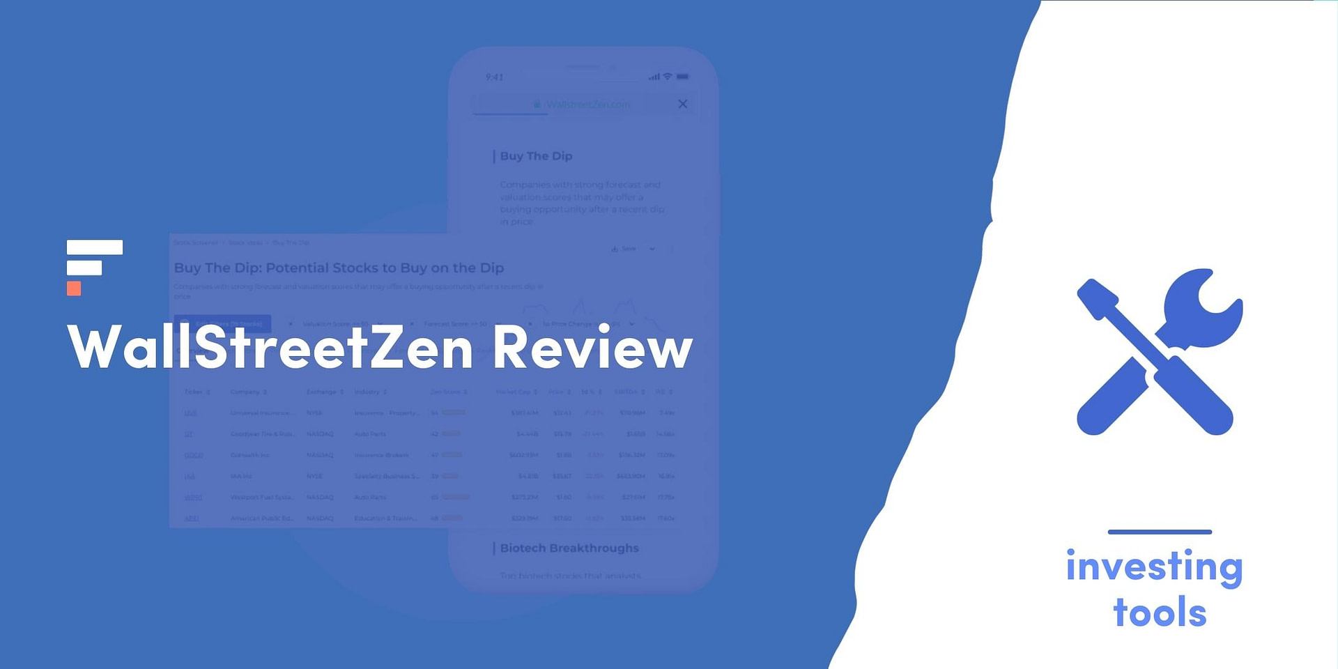 WallStreetZen Review 2023 A Free and Sleek Data Platform
