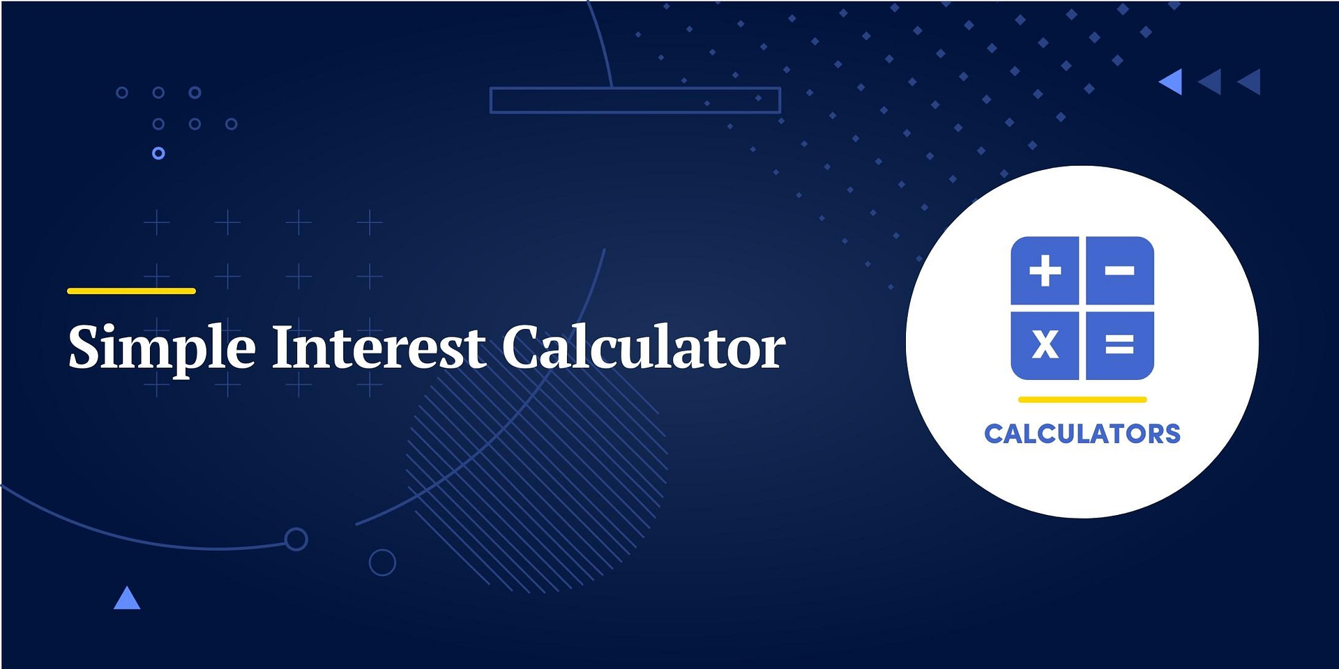 Simple Interest Calculator - FinMasters