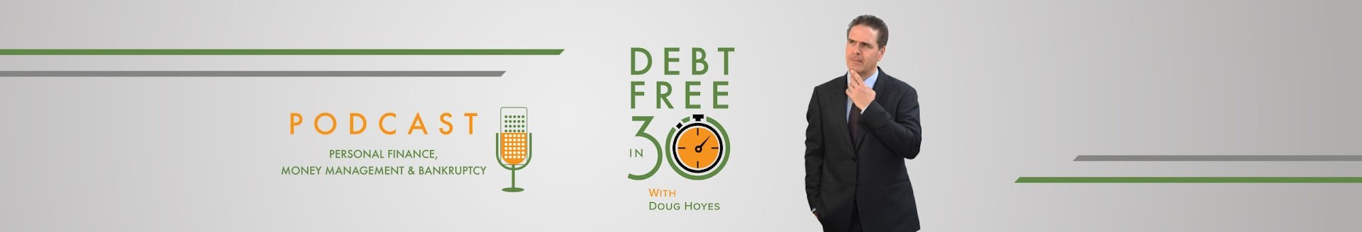 Debt Free in 30 channel banner