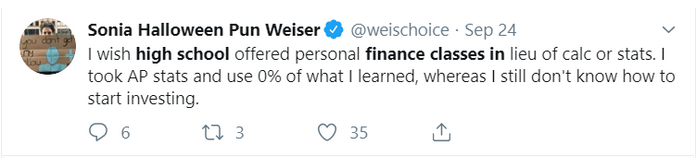 Who Should Be Teaching Us Financial Literacy - tweet