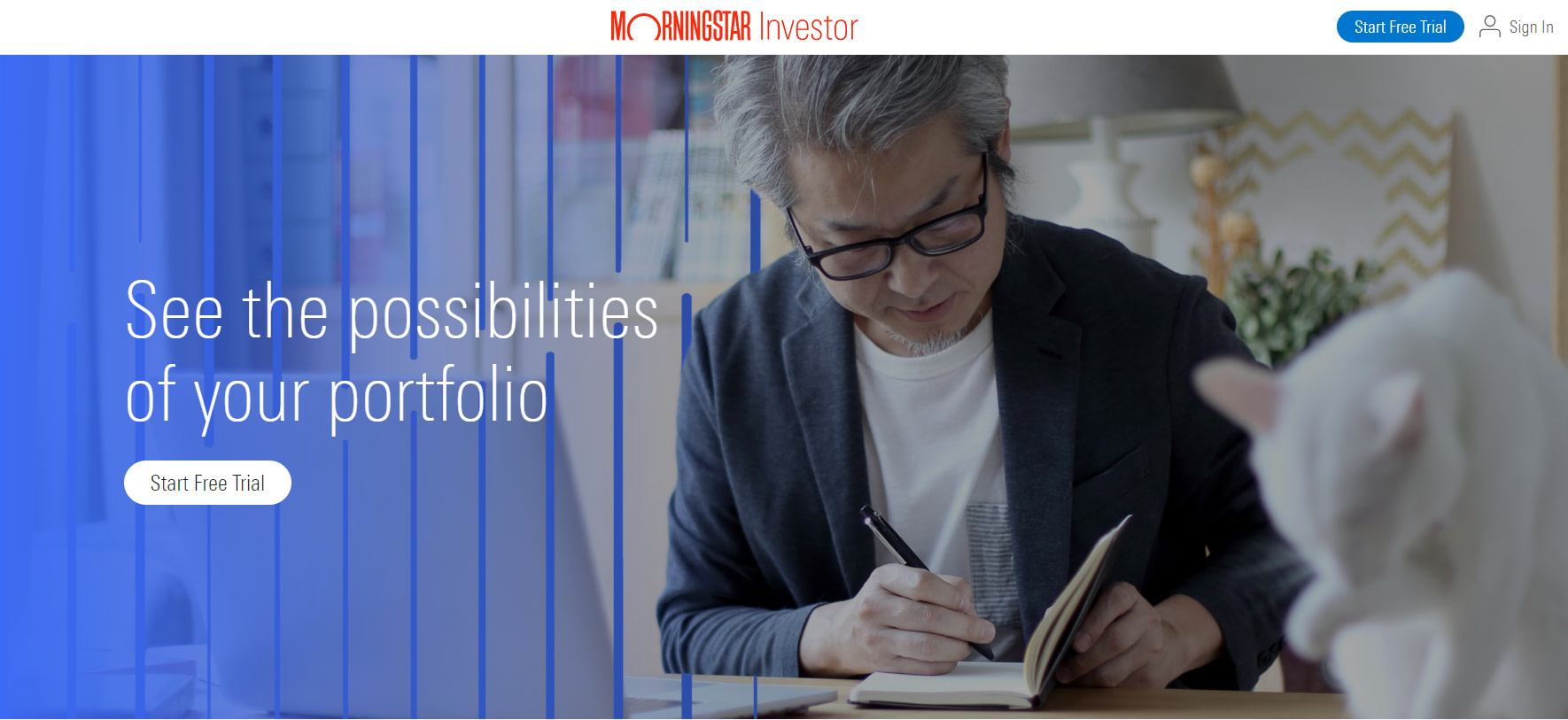 Best portfolio analysis tools: Morningstar Investor homepage