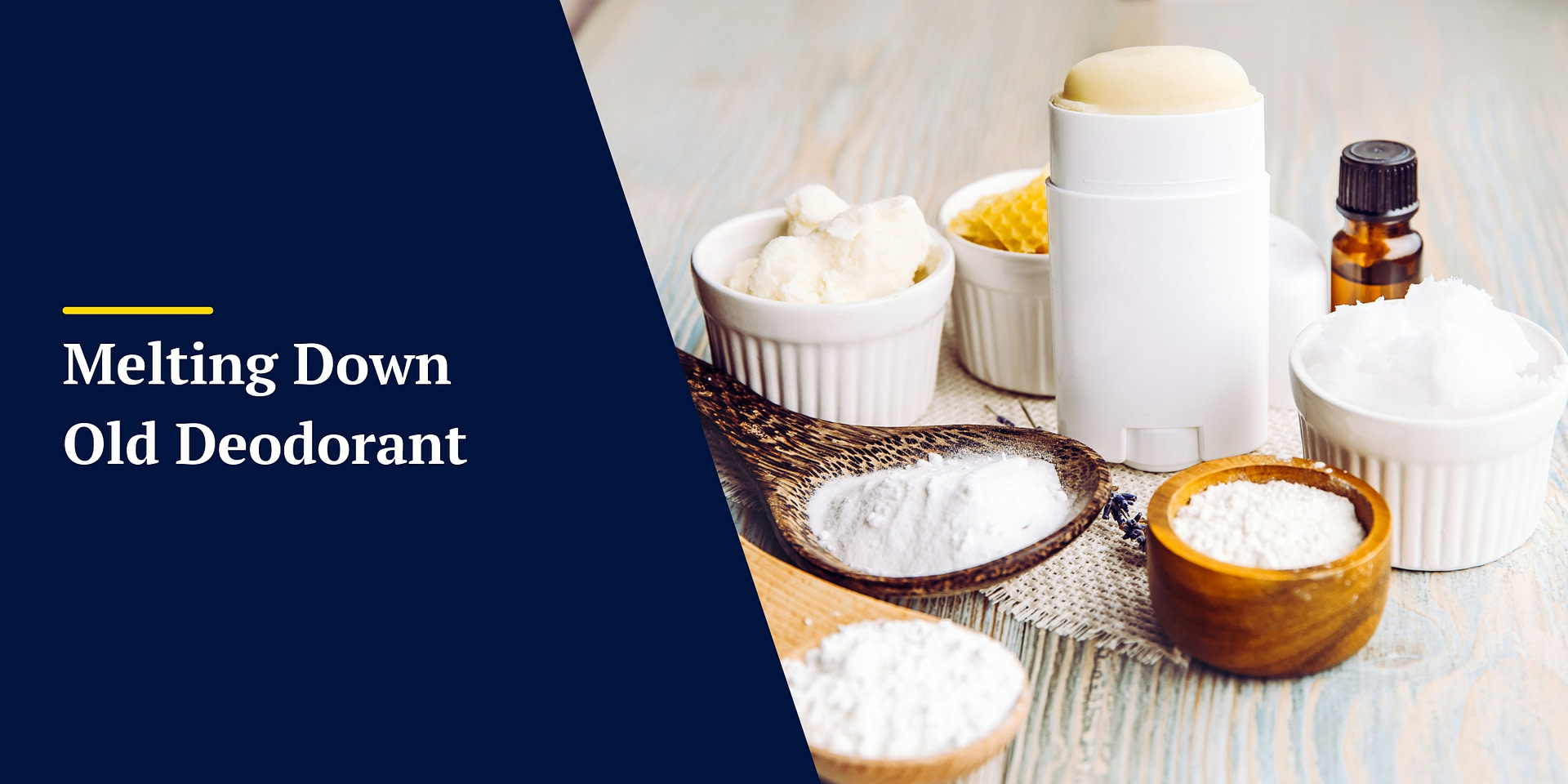 Melting Down Old Deodorant