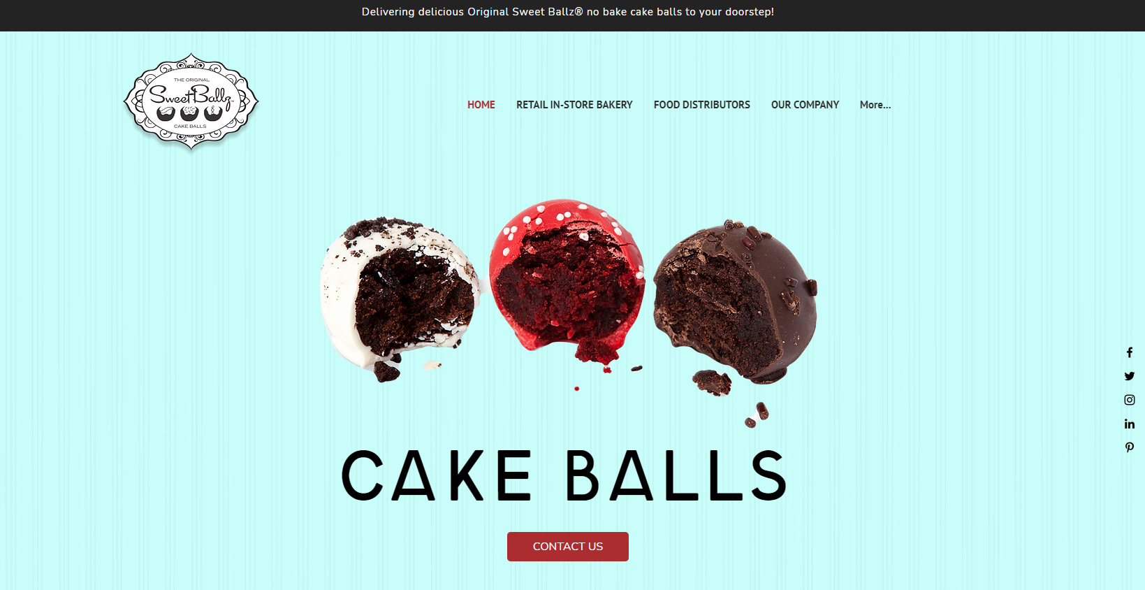 Worst Shark Tank Products: SweetBallz homepage