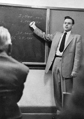 A young Warren Buffett